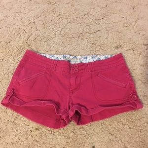 pink shorts